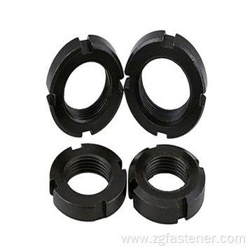 Round rolling bearing auto lock nuts stainless steel carbon steel Self Locking Bearing Round Lock Nut